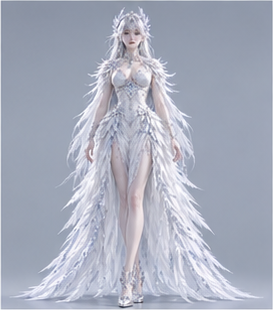 Avian · feather — Front view