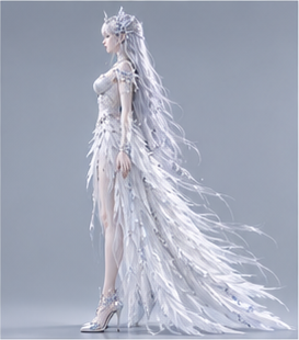 Avian · feather — Side view