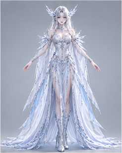 Human · crystal — Relaxed A-pose