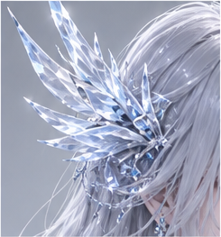 Human · crystal — Crown / hair ornament
