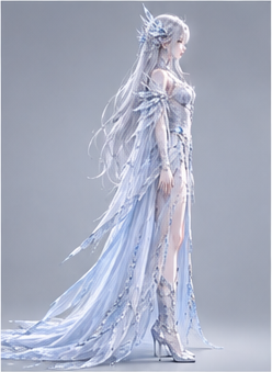 Human · crystal — Side view