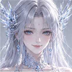 Human · crystal — Subtle smile