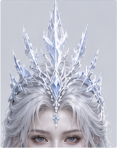 Ice sovereign — Crown detail