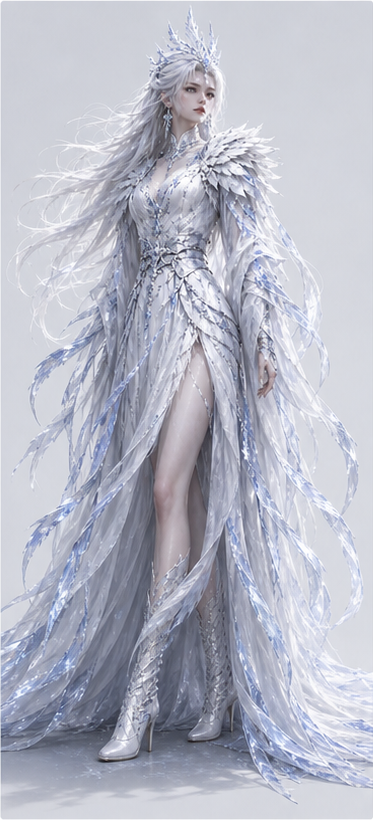 Frost Luan in her generated Ice sovereign form