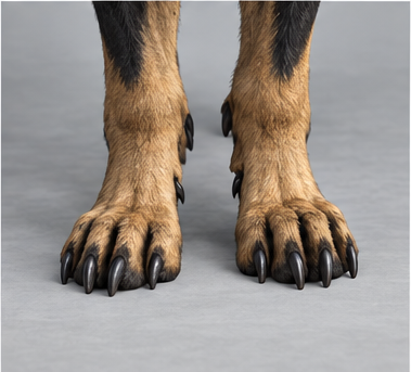 Celestial Hound / 哮天犬 — Feet / paws detail