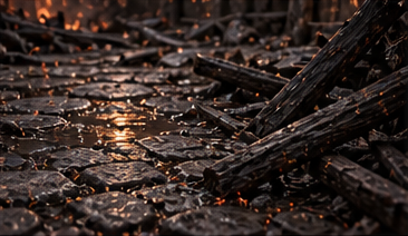 Burning Settlement — Ground detail