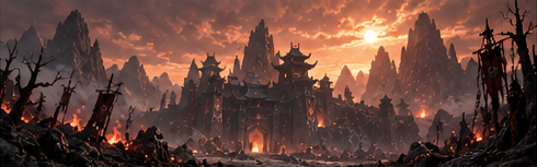 Fortress Approach — Backlit atmosphere
