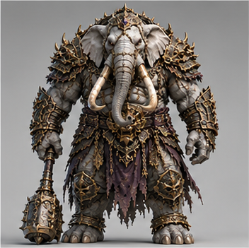 White Elephant / 白象精 — Front view