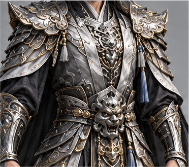 Yang Jian / 杨戬 — Costume detail