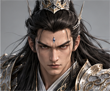 Yang Jian / 杨戬 — Fierce portrait